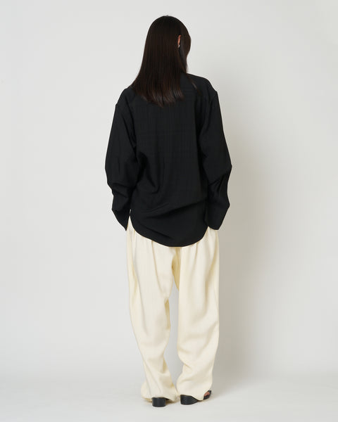 【PRE ORDER】NAVIA - REMOVABLE COLLAR VISCOSE SHIRT