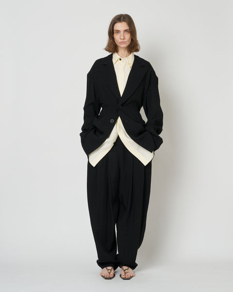 【PRE ORDER】NIRVA - VISCOSE OVERSIZE TAILORED JACKET