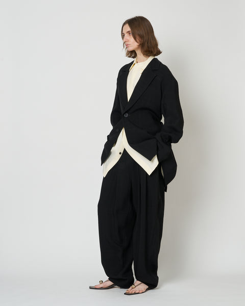 【PRE ORDER】NIRVA - VISCOSE OVERSIZE TAILORED JACKET