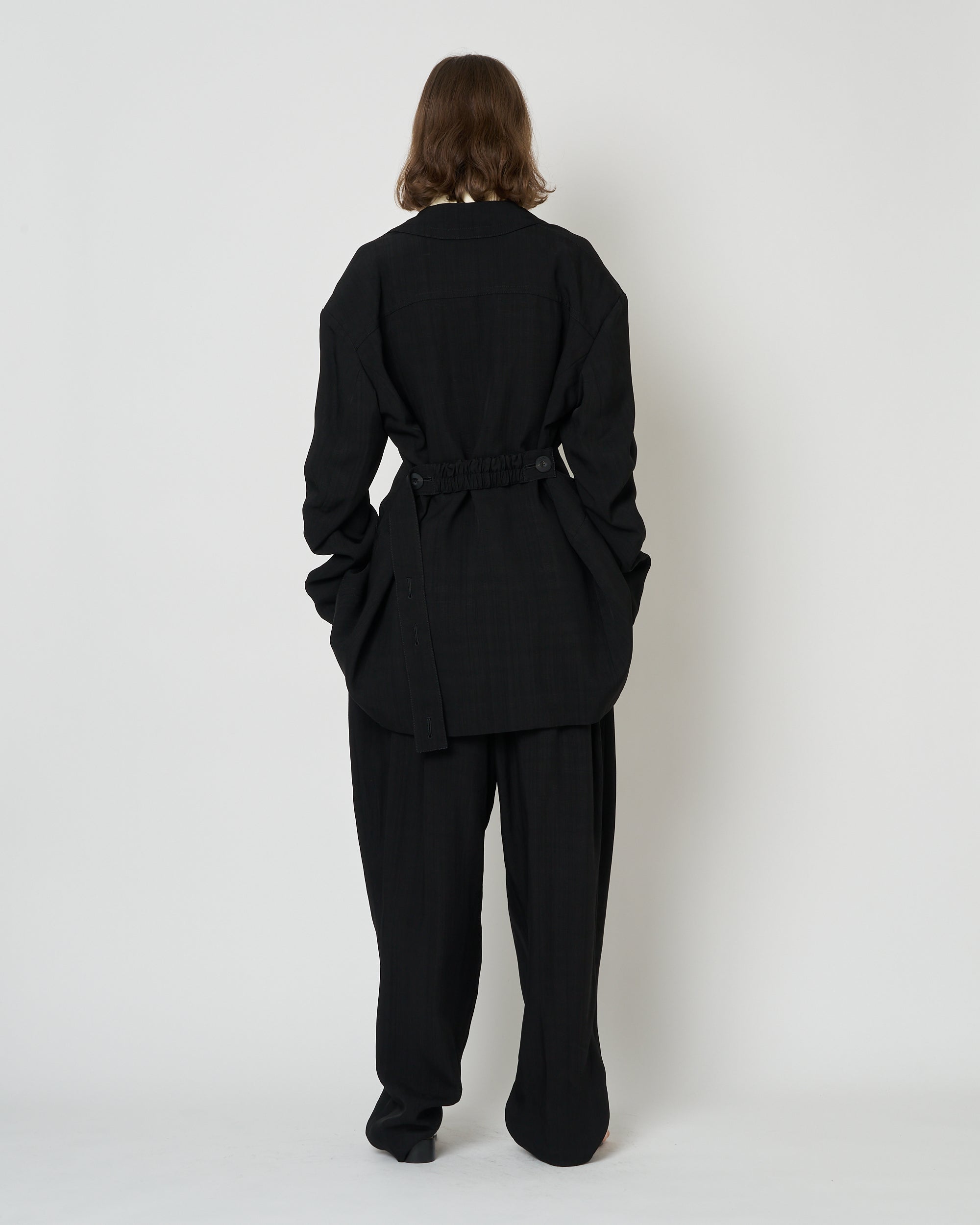 【PRE ORDER】NIRVA - VISCOSE OVERSIZE TAILORED JACKET