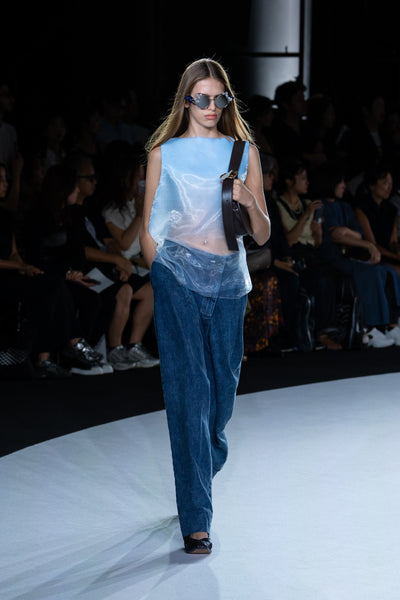 【PRE ORDER】NIRVANA - DENIM TUCK PANTS