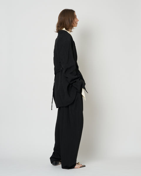 【PRE ORDER】NIRVA - VISCOSE OVERSIZE TAILORED JACKET