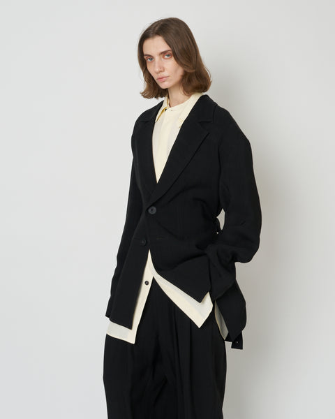【PRE ORDER】NIRVA - VISCOSE OVERSIZE TAILORED JACKET