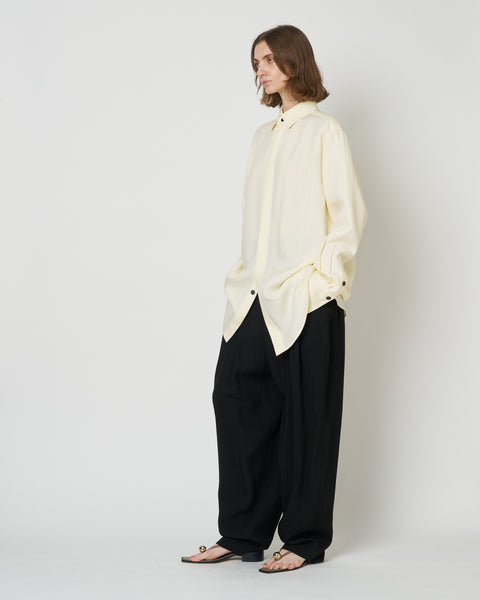 【PRE ORDER】NIRVANA - VISCOSE TUCK PANTS