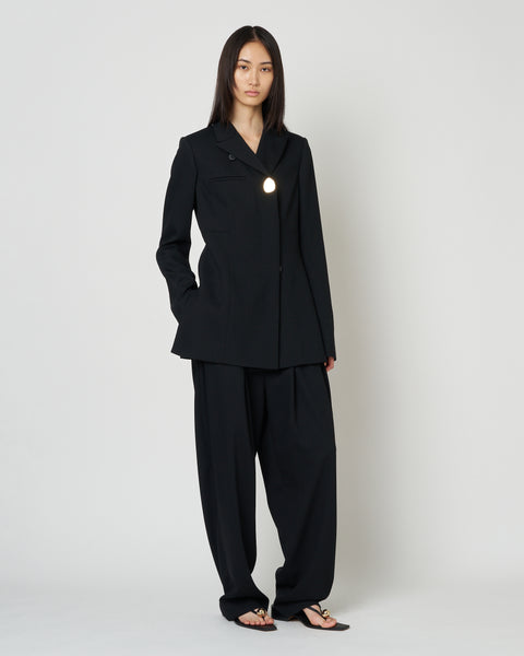 【PRE ORDER】NIRVANA -WOOL TUCK PANTS