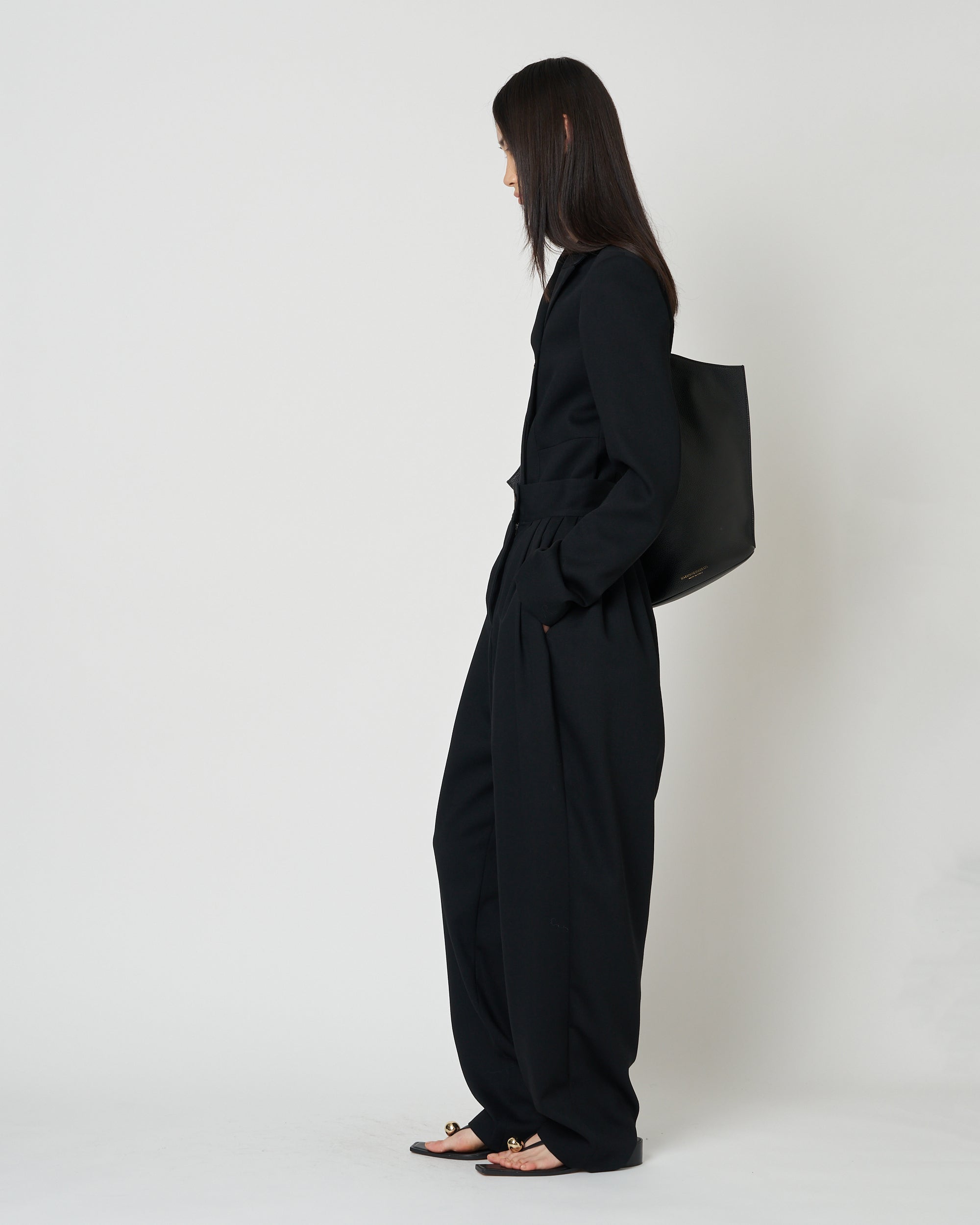 【PRE ORDER】NIRVANA -WOOL TUCK PANTS