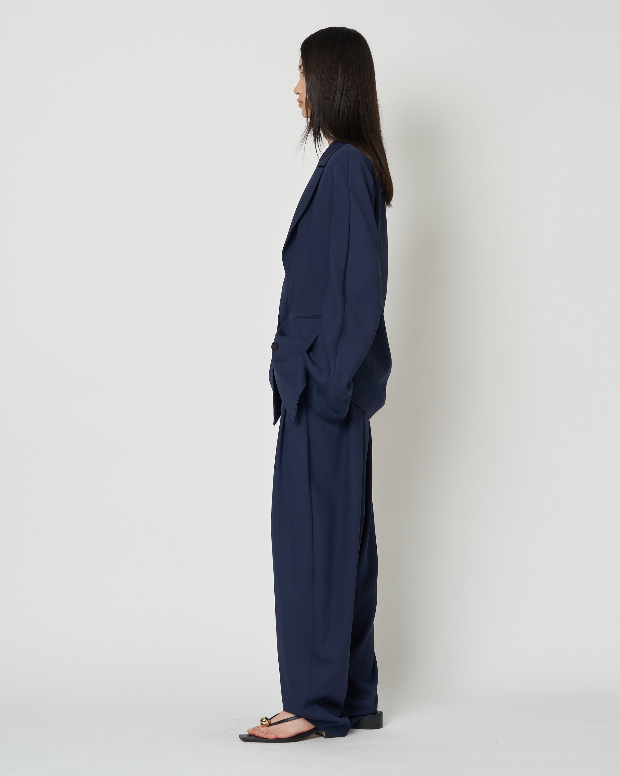 【PRE ORDER】NATIA - SUMMER WOOL FLARED SLEEVE JACKET