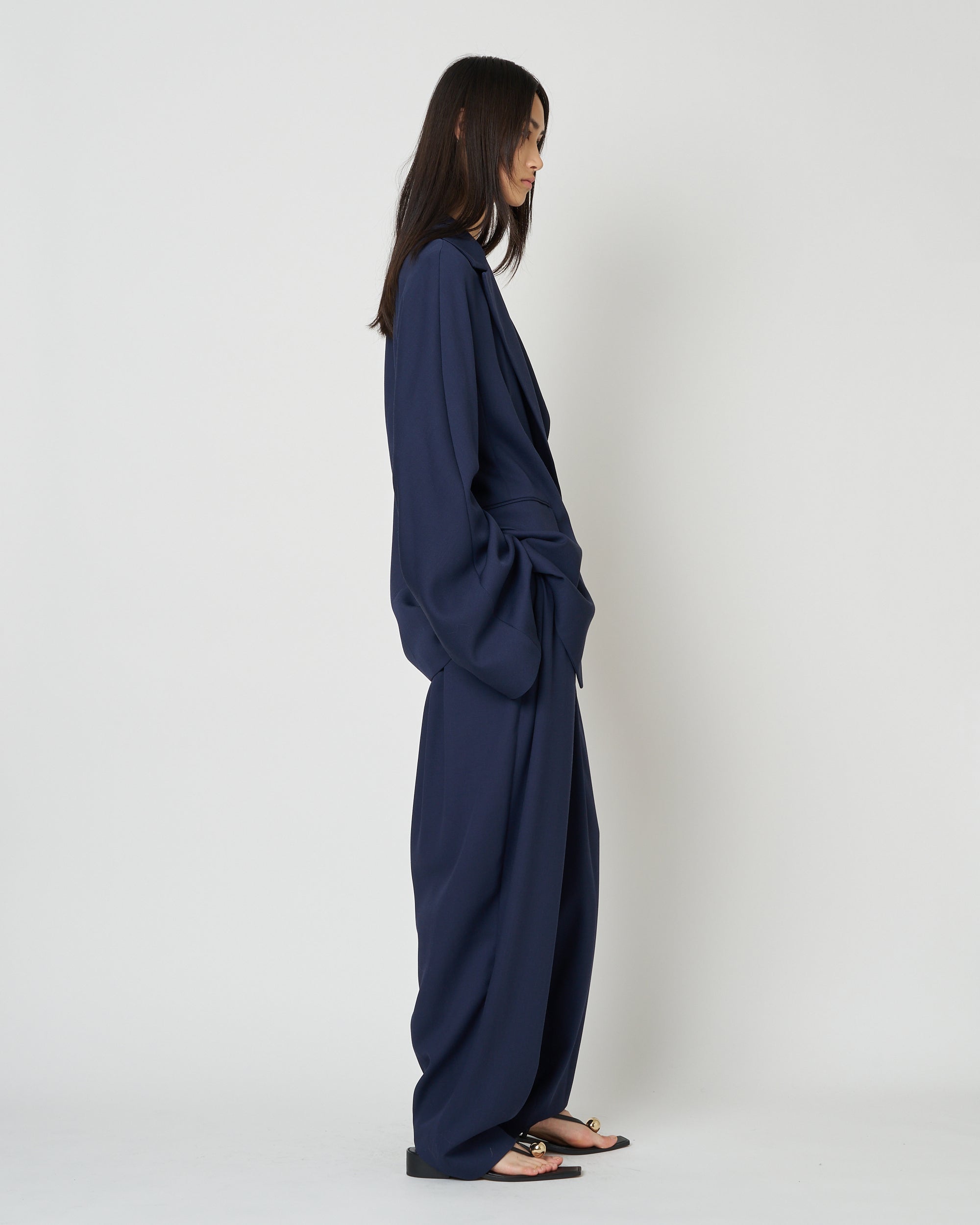 【PRE ORDER】NATIA - SUMMER WOOL FLARED SLEEVE JACKET