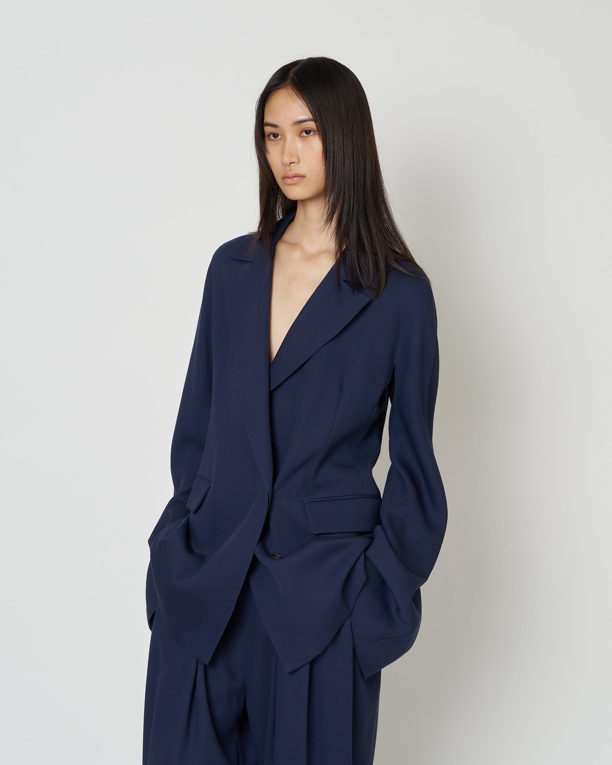 【PRE ORDER】NATIA - SUMMER WOOL FLARED SLEEVE JACKET