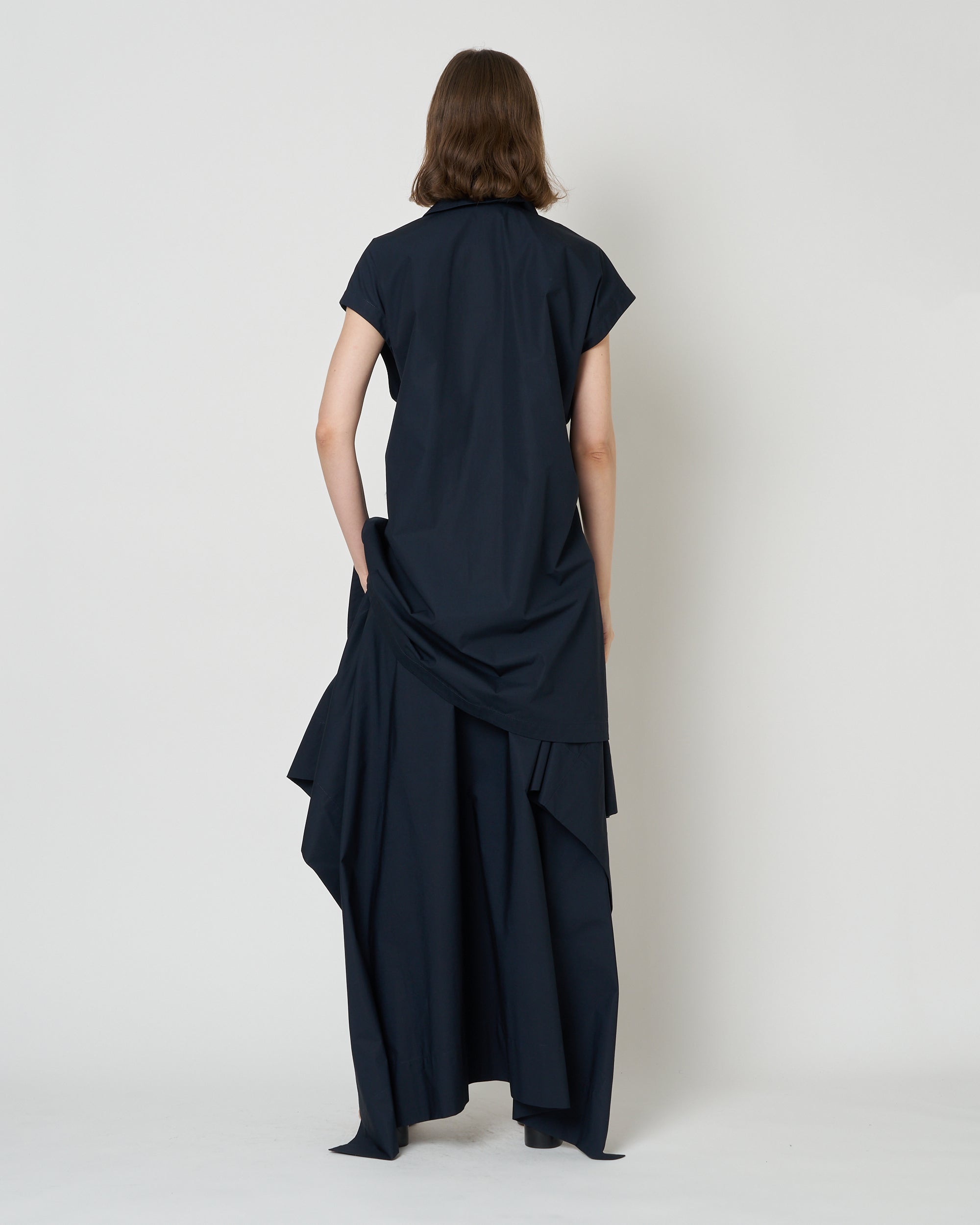 【PRE ORDER】NOA - COTTON GATHERED TOP WITH BUCKLE