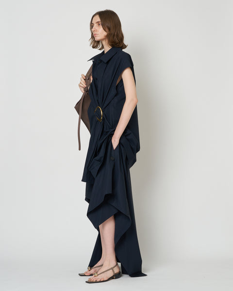【PRE ORDER】NOA - COTTON GATHERED TOP WITH BUCKLE