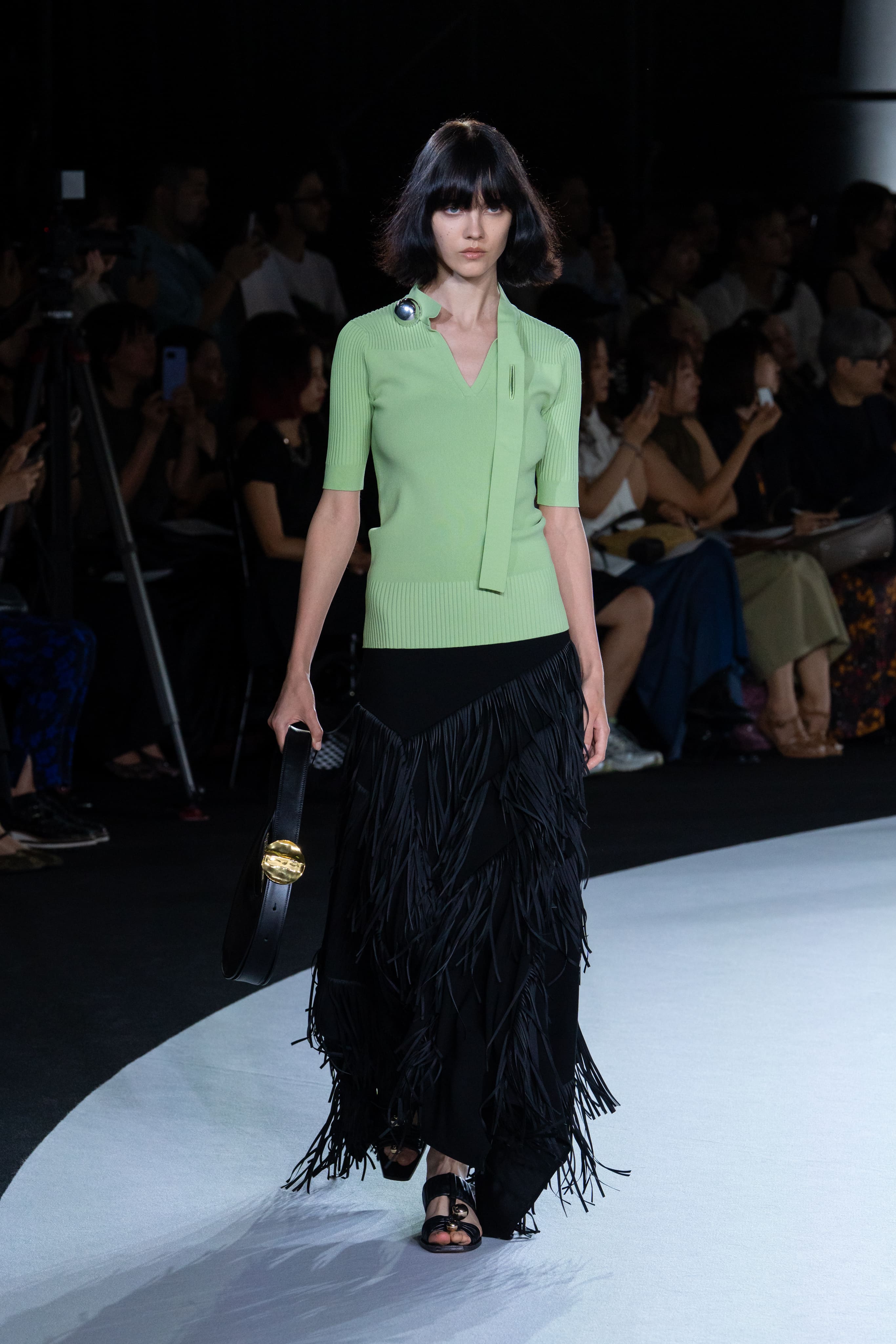 NAMIE - KNIT BUTTON TOP