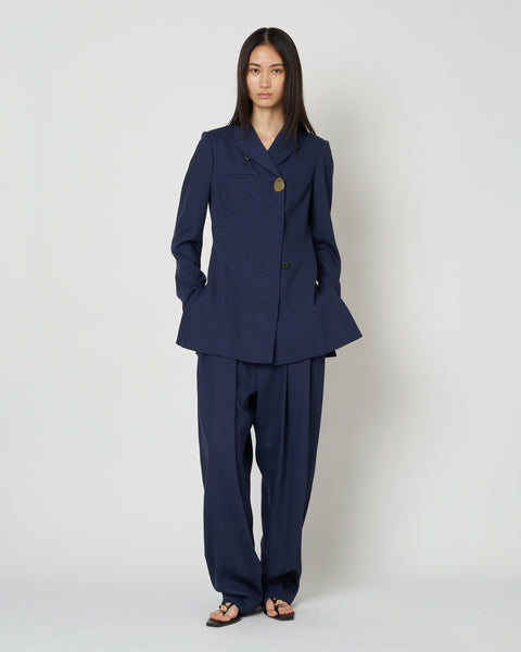 【PRE ORDER】NIRVANA -WOOL TUCK PANTS