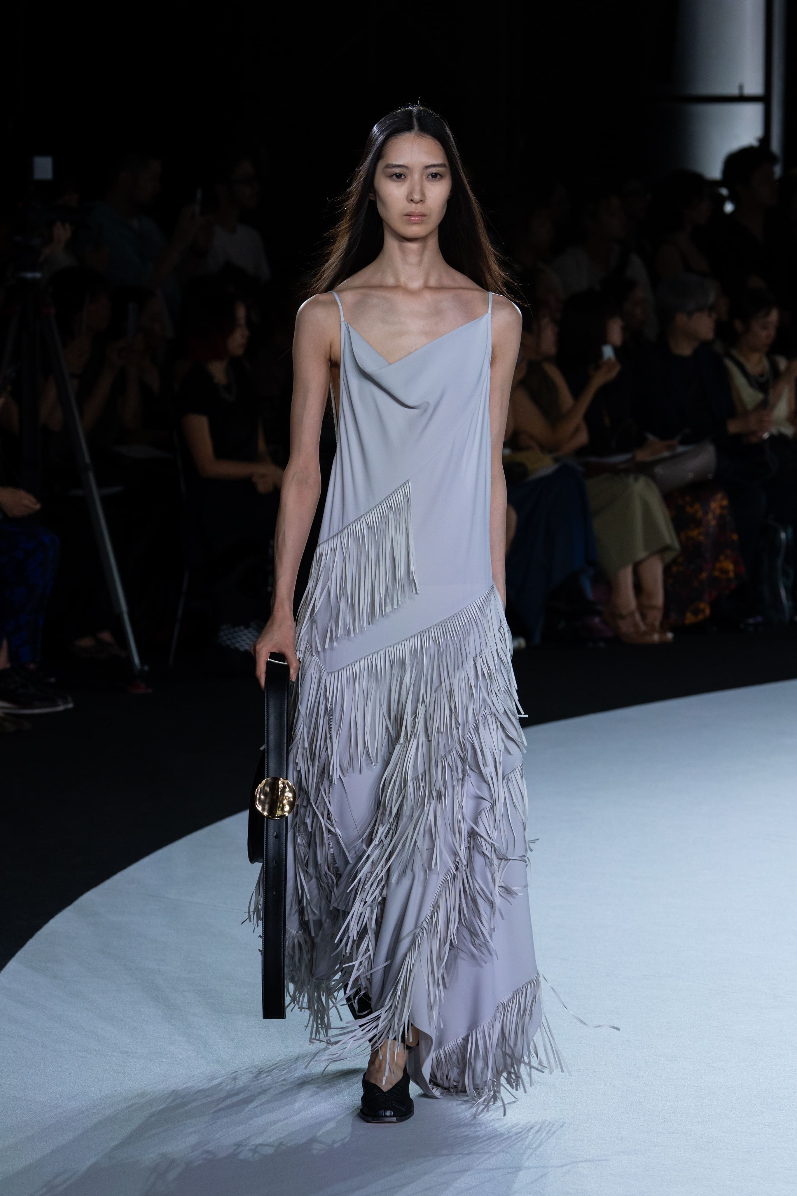 NOCTIS - ASYMMETRY FRINGE STRAP DRESS (SOLD OUT)