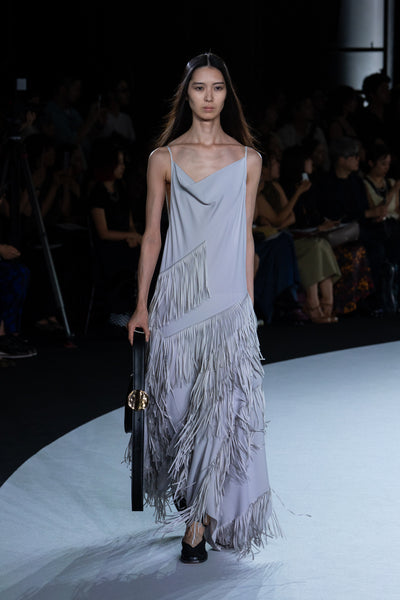 【PRE ORDER】NOCTIS - ASYMMETRY FRINGE STRAP DRESS