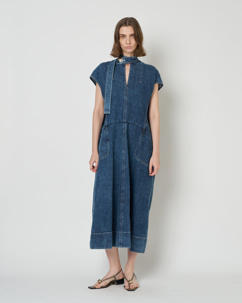 【PRE ORDER】LAURA - ROUND SHAPE SLEEVELESS DRESS
