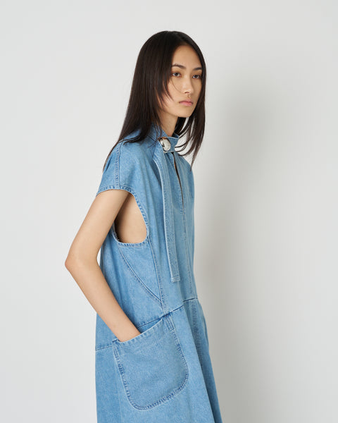 【PRE ORDER】LAURA - ROUND SHAPE SLEEVELESS DRESS