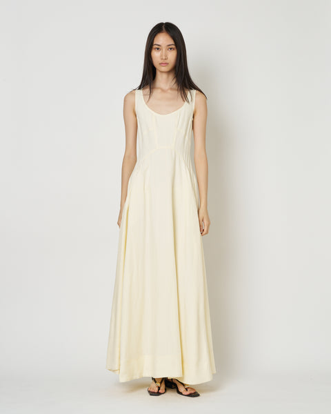 【PRE ORDER】NALEEN - ROUND NECK VISCOSE DRESS