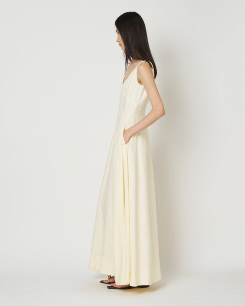 【PRE ORDER】NALEEN - ROUND NECK VISCOSE DRESS
