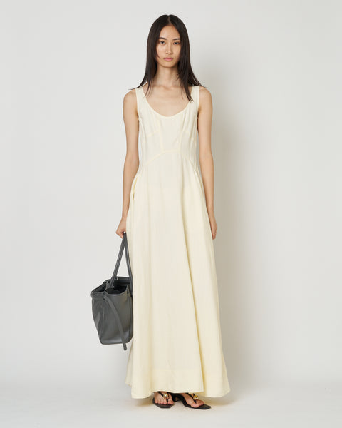 【PRE ORDER】NALEEN - ROUND NECK VISCOSE DRESS