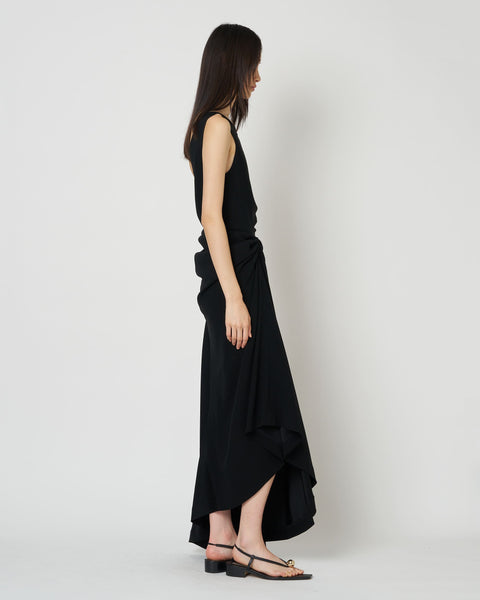 DANIELLA - ASYMMETRY GATHERED DRESS