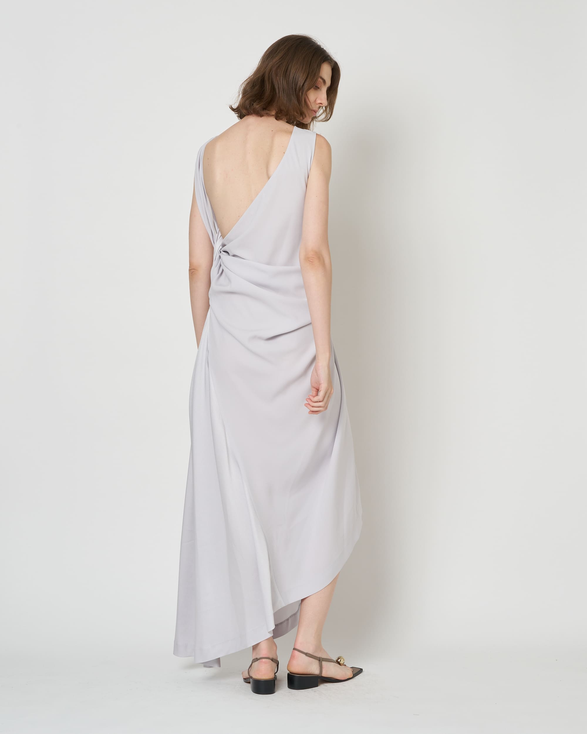 DANIELLA - ASYMMETRY GATHERED DRESS