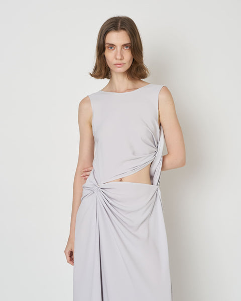 DANIELLA - ASYMMETRY GATHERED DRESS