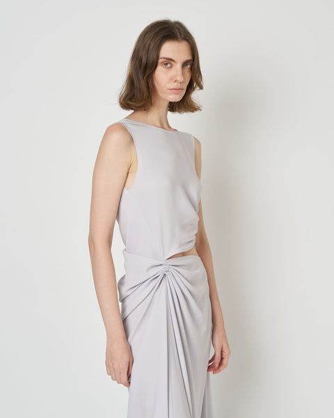 DANIELLA - ASYMMETRY GATHERED DRESS