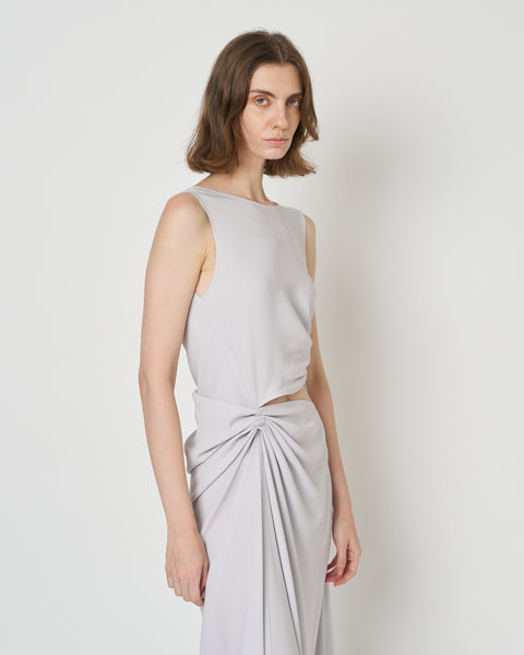 【PRE ORDER】DANIELLA - ASYMMETRY GATHERED DRESS