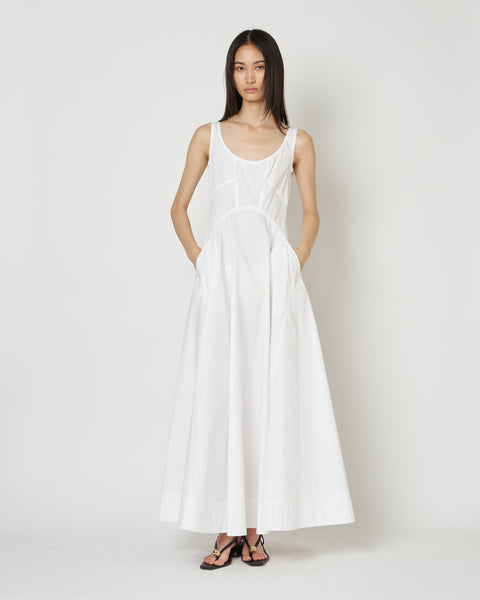 【PRE ORDER】NALEEN - ROUND NECK COTTON DRESS