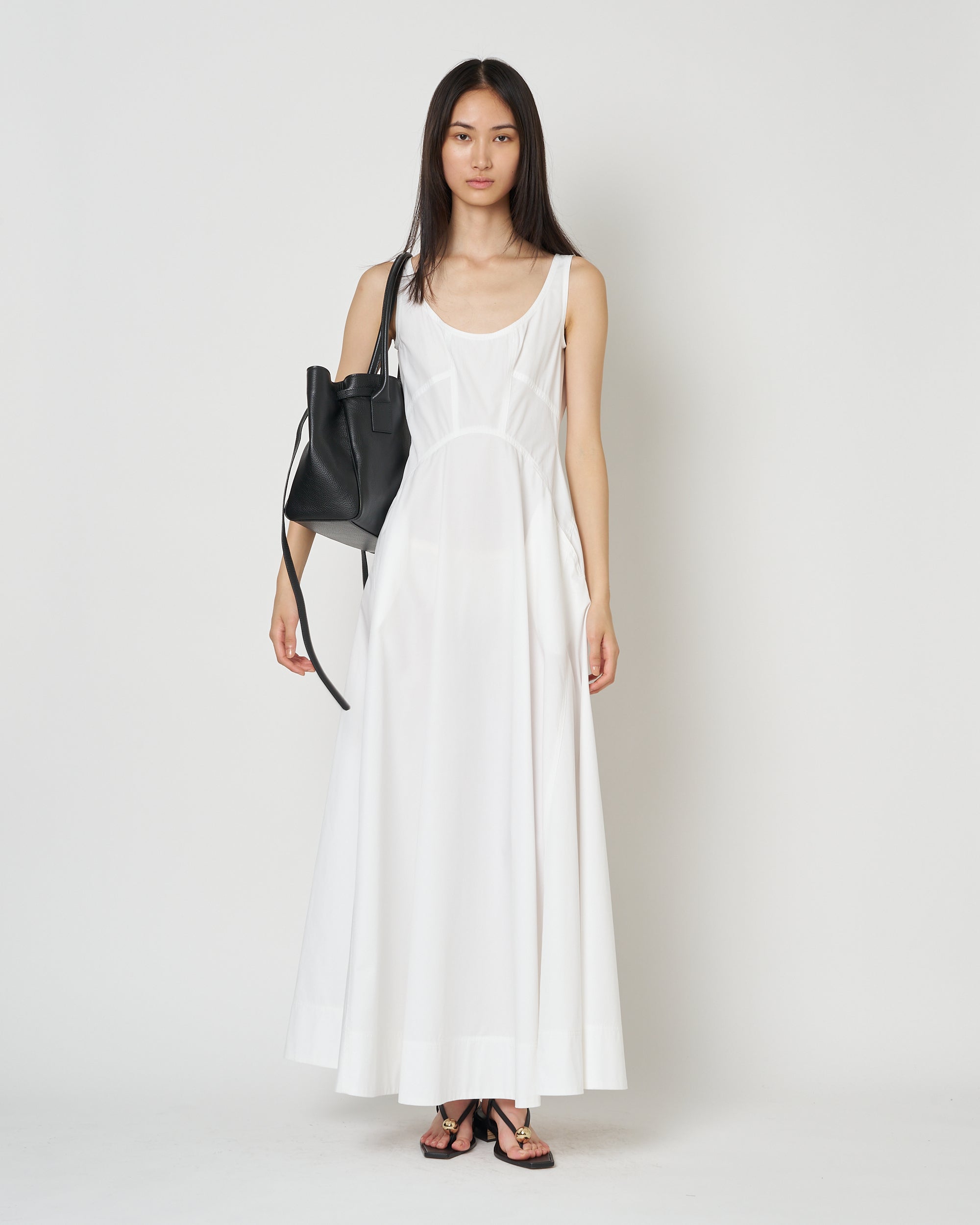 【PRE ORDER】NALEEN - ROUND NECK COTTON DRESS