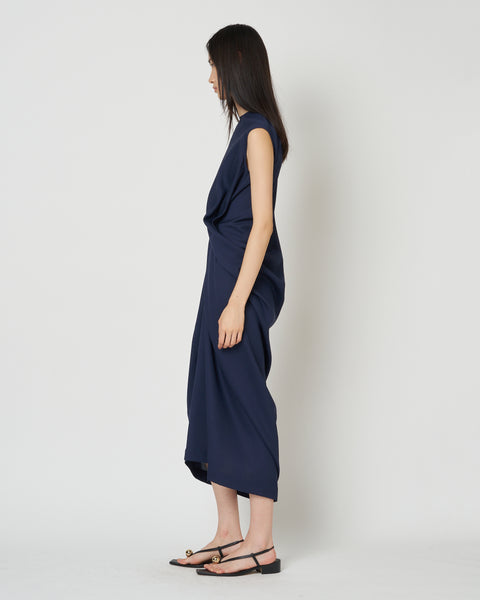 【PRE ORDER】LULEA - SUMMER WOOL DRAPED DRESS