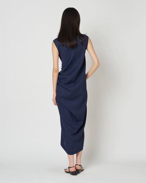 LULEA - SUMMER WOOL DRAPED DRESS