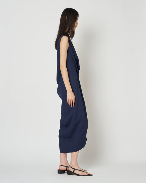 【PRE ORDER】LULEA - SUMMER WOOL DRAPED DRESS