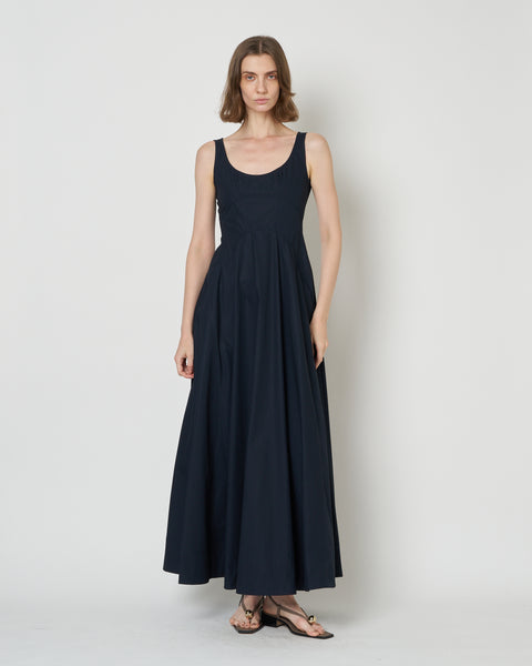 【PRE ORDER】NALEEN - ROUND NECK COTTON DRESS