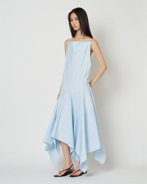 【PRE ORDER】NOCTIS - ASYMMETRY STRAP COTTON DRESS