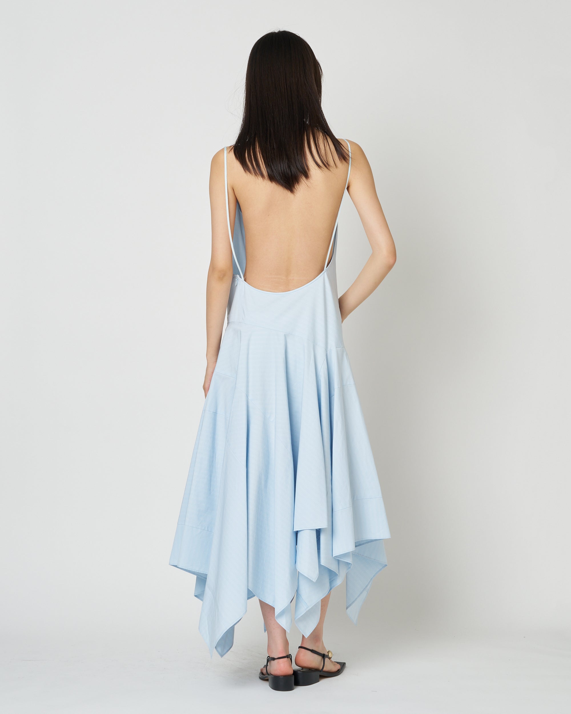 【PRE ORDER】NOCTIS - ASYMMETRY STRAP COTTON DRESS