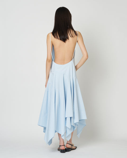 【PRE ORDER】NOCTIS - ASYMMETRY STRAP COTTON DRESS