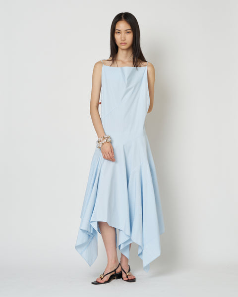 【PRE ORDER】NOCTIS - ASYMMETRY STRAP COTTON DRESS