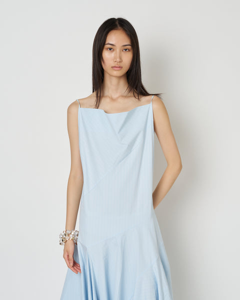 【PRE ORDER】NOCTIS - ASYMMETRY STRAP COTTON DRESS