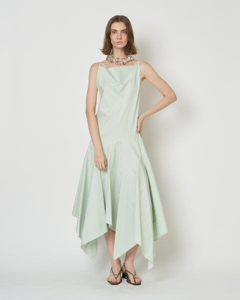 【PRE ORDER】NOCTIS - ASYMMETRY STRAP COTTON DRESS