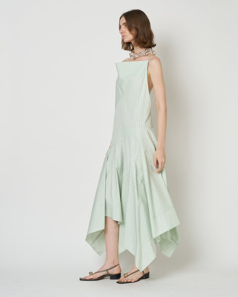 【PRE ORDER】NOCTIS - ASYMMETRY STRAP COTTON DRESS