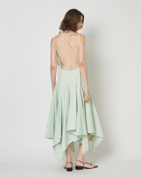 【PRE ORDER】NOCTIS - ASYMMETRY STRAP COTTON DRESS