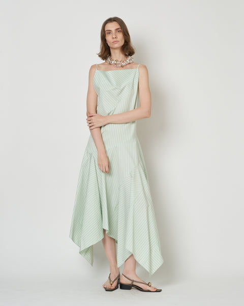 【PRE ORDER】NOCTIS - ASYMMETRY STRAP COTTON DRESS