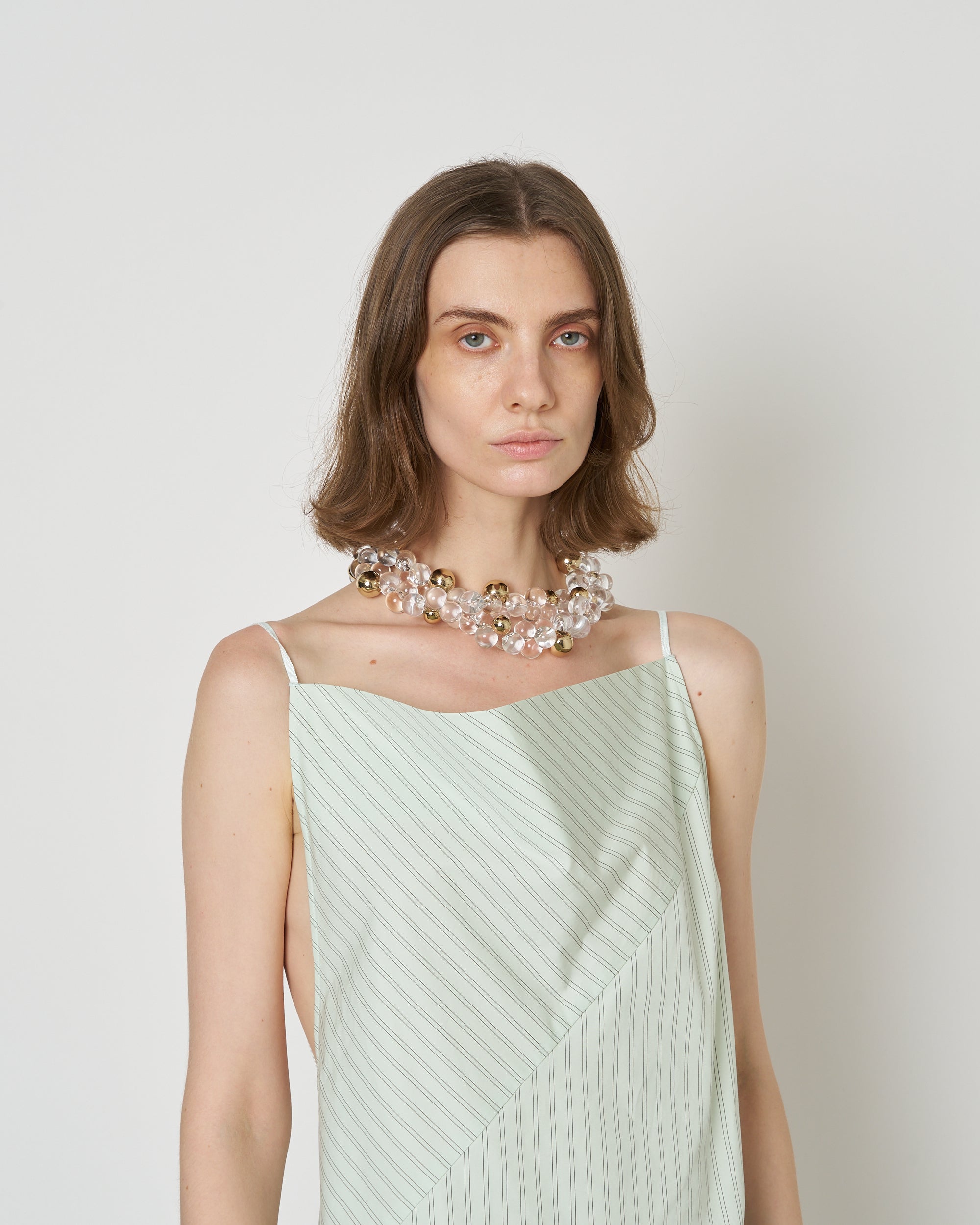 【PRE ORDER】NOCTIS - ASYMMETRY STRAP COTTON DRESS