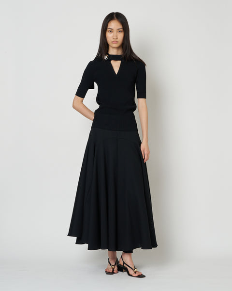 【PRE ORDER】NAMIE - KNIT BUTTON TOP