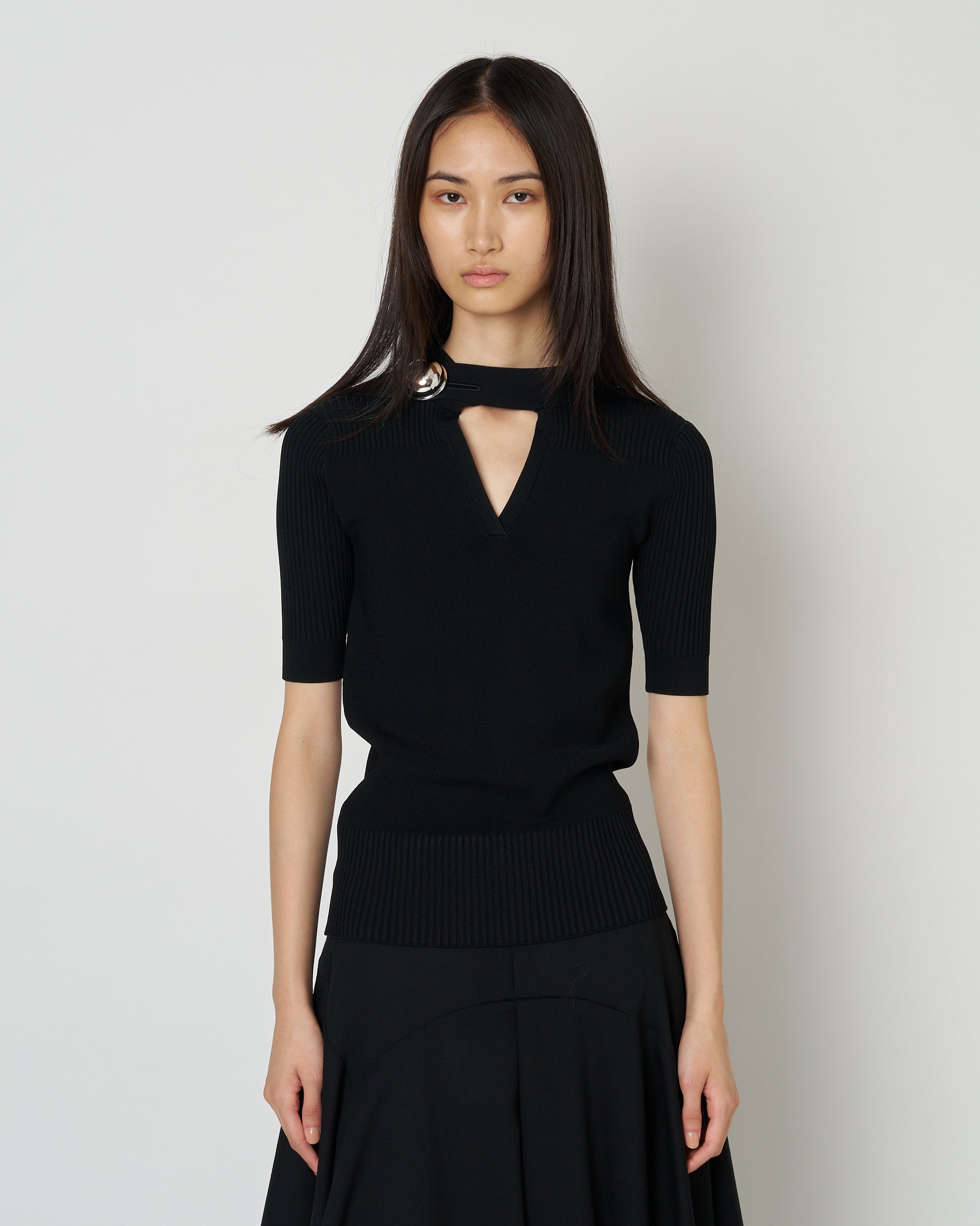 【PRE ORDER】NAMIE - KNIT BUTTON TOP