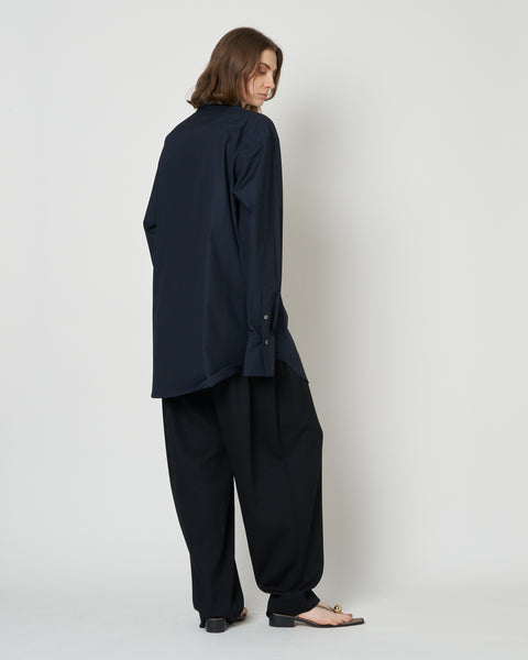 【PRE ORDER】NAVIA - REMOVABLE COLLAR COTTON SHIRT