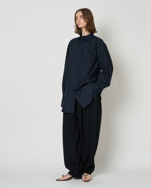 【PRE ORDER】NAVIA - REMOVABLE COLLAR COTTON SHIRT