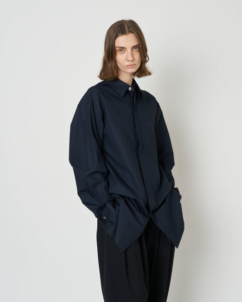 【PRE ORDER】NAVIA - REMOVABLE COLLAR COTTON SHIRT
